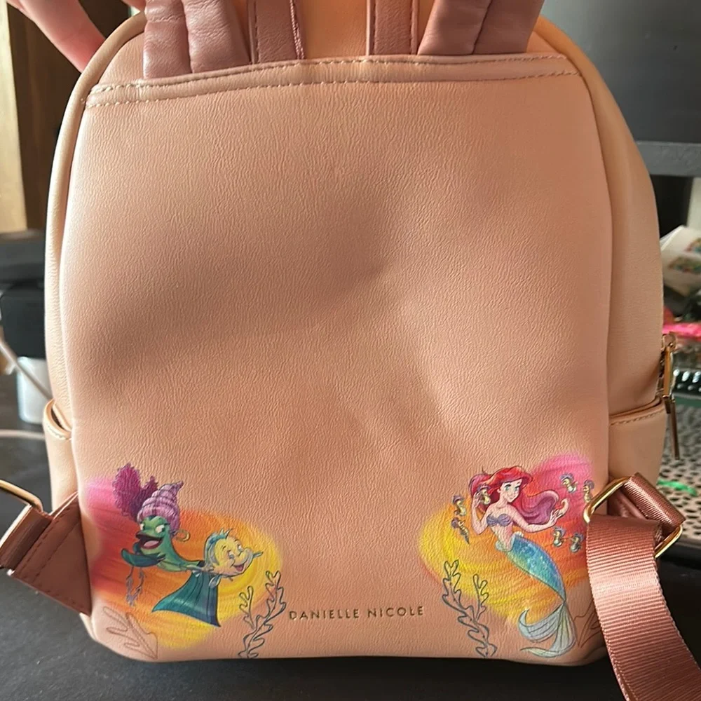 Danielle Nicole Disney Little Mermaid Backpack NWT